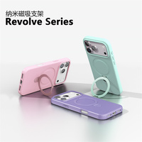 Pour Tecno Spark 50 Pro/Pop X/9/Camon 50 Ultra/Go 3/2/Pova Slim Revolve Series 360 °   Étui de téléphone magnétique antichoc avec support rotatif