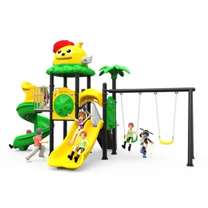 Segurança infantil playground corrediças plásticas equipamentos comerciais ao ar livre Kinder jardim playground