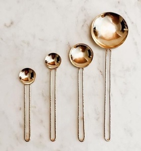 High Quality Unique Design Stainless Steel <b>Silver</b> Plated Mirror Coffee Spoon <b>Set</b> 2-Piece 10ml Eco-Friendly Dishwasher Safe - Product Image 6