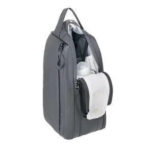 Beauty Case Nero Personalizzabile con 2 Portaoggetti, Borsa da Toilette Personalizzabile - Product Image 2