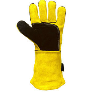 Nouveau 2025 Meilleur prix Gants de soudage personnalisés en gros | Meilleur fabricant Logo personnalisé Gants de soudage de bonne qualité - Product Image 2