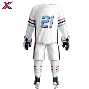 Tenues de hockey sur glace pour hommes de qualité supérieure, ensembles pour adultes, performance maximale, entraînement, utilisation en match, respectueux de l'environnement, extensible dans les quatre sens - Product Image 2