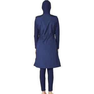 Wholesale Zip up Islamic Women Swimwear Beachwear Supplier Nylon Spandex 2025 Plus Size <b>Swimsuit</b> Supplier for Girls - Product Image 4