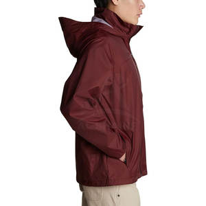 Chaquetas cortavientos con cuello levantado para hombre de alta calidad 2025, tela de lona con estampado de logotipo personalizado para la posición frontal del logotipo de invierno - Product Image 3