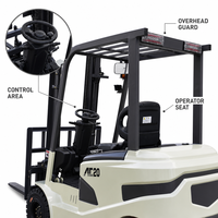 Forklift Listrik GY GY11-029 1.5-3 Ton dengan Baterai Asam Timbal, Ban Pneumatik, Operasi Duduk, Panjang Garpu 1500mm, Penggerak Roda Depan (FWD)