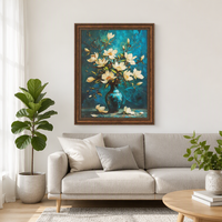 Nouvelle Peinture à l'Huile Personnalisée en Gros, Peintures sur Toile Modernes 3D à Motifs Floraux et Plantes Vertes, Art Mural Américain, Décoration de Salon