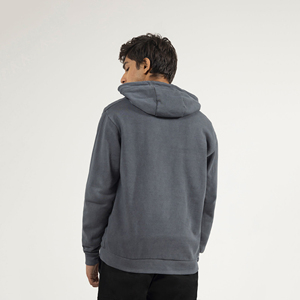 2024 Top Selling <b>Men's</b> Casual Zipper Hoodies 100% Cotton Floral Print <b>Pouch</b> Pocket Breathable Thermal Winter OEM Service - Product Image 2