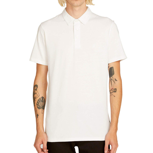 Camisetas Casuales para Hombre, Tallas Grandes, Personalizadas, Impresas, Transpirables, de Secado Rápido, Manga Corta, Diseño Sólido, Cierre de Botones, Algodón y Elastano - Product Image 1