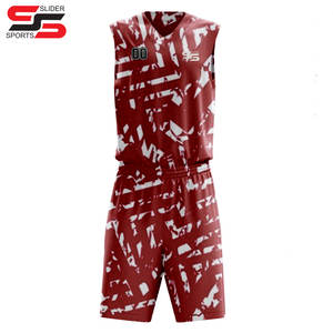 Uniforme de basket-ball unisexe de haute qualité, maillot et short personnalisés, ensembles d'été grande taille, techniques respirantes et imprimées - Product Image 4
