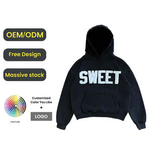 Sudaderas con capucha Unisex de moda con patrón sólido, suéteres de estilo callejero de algodón 100% personalizados para invierno para hombres y mujeres - Product Image 6