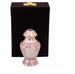 Qualité des urnes de crémation pour adultes en métal en aluminium de vente chaude du fournisseur indien 2021 vente en gros de la plus haute qualité - Product Image 3