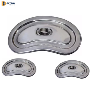 Plateaux médicaux en acier inoxydable en forme de rein OEM avec logo personnalisé, ensemble d'instruments chirurgicaux de classe II de haute qualité pour utilisation en machine - Product Image 1