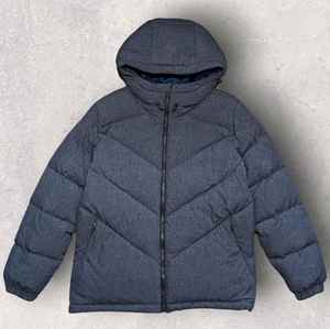 Customizable Vintage Woolen Puffer <b>Jacket</b> Embroidered Logo <b>Hooded</b> 3D Patchwork Pattern ODM OEM Service Available XS for Winter - Product Image 3