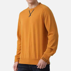 Precio de Venta caliente sudaderas Slim Fit hombres sudaderas para ropa informal cómodo pulóver sudaderas básicas algodón mezclado - Product Image 4