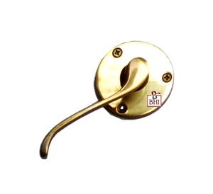 Brass LEVER xử lý trên Rose cửa xử lý nội bộ riêng tư cửa xử lý cho phòng tắm phòng ngủ nhà và văn phòng - Product Image 2