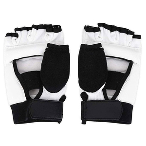 Venta en línea de guantes profesionales de Kick Boxing y MMA con logotipo personalizado impreso para adultos, equipo de artes marciales de cuero PU de la mejor calidad - Product Image 2