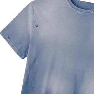 Camiseta Oversize 100% Algodón con Lavado Ácido para Hombre, de Alto Gramaje, Ajuste Holgado, Estilo Urbano, con Logotipo Personalizado, Casual, Antiarrugas - Product Image 5