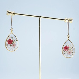 Boucles d'oreilles bohèmes faites à la main en résine écologique avec motif floral artistique pour femmes, tenues de mode quotidiennes à prix avantageux - Product Image 6