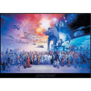 Póster de Star Wars XXL de Estilo Moderno, Hecho de Papel para Colgar en la Pared - Product Image 1