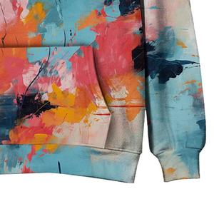 Pull à capuche personnalisé pour femmes, avec fermeture éclair, haute qualité, manches longues, impression par sublimation, motif 3D, tailles XS 6XL pour l'hiver - Product Image 3