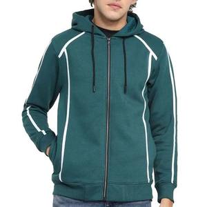 Ropa de invierno Casual Sudaderas con capucha para hombre Color sólido Cremallera Básicos Ropa de moda Slim Fit Último diseño Algodón Transpirable Sudaderas con capucha para hombre - Product Image 1
