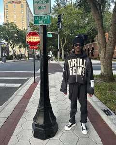 เสื้อมีฮู้ดผ้าคอตตอนแบบสตรีทแวร์ทรงหลวม - Product Image 3