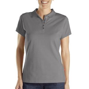 Camiseta bordada personalizada de alta calidad para mujer, ropa de trabajo cómoda, de punto, fabricante de fábrica, venta al por mayor, Polo - Product Image 5