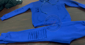 ชุดวอร์มผู้ชายผ้าฝ้ายระบายอากาศได้ดี เหมาะสำหรับเดิน วิ่งออกกำลังกาย พร้อมบริการสกรีนแบรนด์ ดีไซน์ใหม่ - Product Image 3