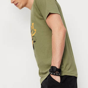 Camiseta de hombre con logotipo impreso personalizado de talla grande y varios tamaños y colores 100% algodón Active Wear - Product Image 2