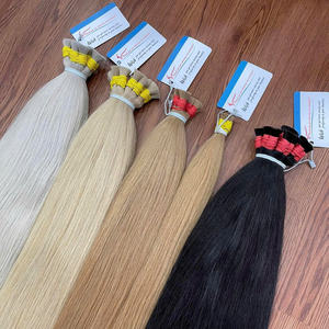 Alta calidad en stock Extensiones de cabello Remy a granel Hairshop Color Cabello humano vietnamita para trenzar - Product Image 2