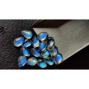 Cabochon en forme de poire de pierres précieuses de Labradorite naturelle Unique de haute qualité pour la fabrication de bijoux en vrac calibré meilleure qualité - Product Image 4