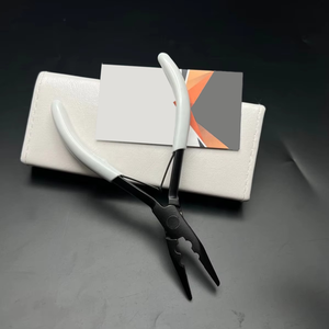 Pinzas para Extensiones de Cabello de Primera Calidad, Tendencia en Negro y Blanco, Hechas de Acero Inoxidable - Product Image 1