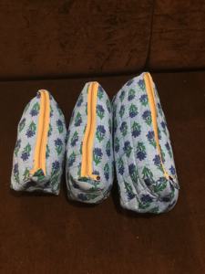 Good Quality Block Printed Cotton 3 Pcs Toiletry <b>Bag</b> Womens <b>Make</b> <b>up</b> Pouch Multipurpose Use Waterproof <b>Bag</b> - Product Image 3