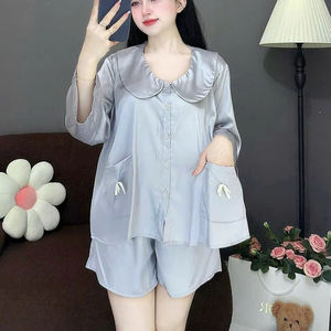 [COSTURA DE FÁBRICA] PW60 2025 Ropa de dormir Pijamas de mujer 100% Tela de algodón para ayudar al usuario a sentirse cómodo en todas las actividades - Product Image 1