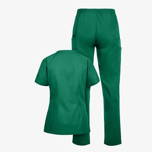 Ensemble de blouses médicales unisexes au style unique, qualité supérieure, léger, respirant, confortable, extensible, couleur personnalisée, manches courtes - Product Image 2