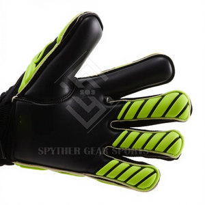 Strong <b>Grip</b> <b>Control</b> Secure Wrist Design Professional High Quality Unisex Latex Goalkeeper Gloves Non-Slip Hook Loop Closure - Product Image 6