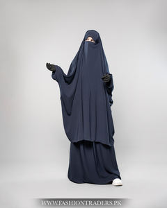 2025 última tendencia de moda islámica Premium transpirable modesto dos piezas para mangas elásticas de talla grande mujeres musulmanas OEM - Product Image 5