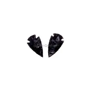 Flèche d'obsidienne noire de haute qualité sculptée à la main flèche naturelle cristal de guérison métaphysique cristal fait à la main boutique en ligne