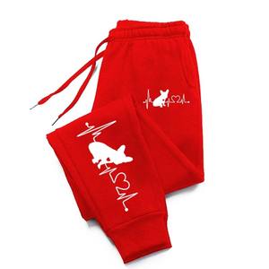 กางเกงขายาวผ้าฝ้าย100% มีสไตล์พรีเมี่ยมสำหรับผู้หญิงกางเกงผู้หญิงคุณภาพสูงพิมพ์ลาย3D กางเกงขายาวแบบลำลองระบายอากาศ - Product Image 6