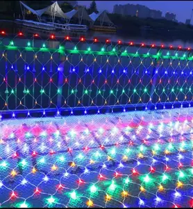 מכירה חמה אורות מחרוזת 1.5 מ""מ רשת רשת פיות אור מחרוזת חג המולד מסיבת חתונה אורות מחרוזת פיות