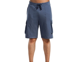 Propel Eco-Friendly Breathable Spandex/Polyester Solid Bermuda Shorts with <b>Elastic</b> Mid Waist Woven Fabric OEM Service - Product Image 1