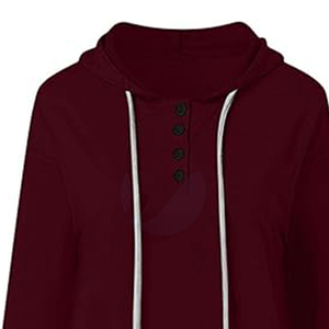 Solid Color Breathable <b>Hoodie</b> Set For Women Custom Design Outdoor Use <b>Oversized</b> Women Hoodies - Product Image 5