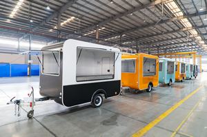 Апельсиновый трейлер для пиццы, хот-дог, кофе, мороженое, грузовик, мобильный кухонный бар, пиво, уличный автомобиль для продажи, США, Европа, Австралия - Product Image 3