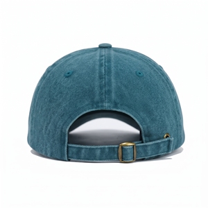 Casquette de baseball 6 panneaux réglable unisexe décontractée avec visière contrastante, vente en gros, logo personnalisé, casquette en coton lavé non structurée de haute qualité - Product Image 3