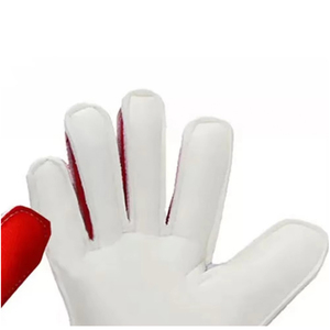 2025 personalizado profesional alemán látex 4mm fútbol guantes de portero guantes de cuero al aire libre color rojo y blanco - Product Image 5
