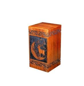 Urna de madera hecha a mano para caja humana, urna para mascotas, caja de entierro personalizada grande - Product Image 3