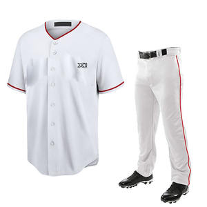 Marque privée votre propre LOGO bon matériel personnalisé pas cher prix meilleur matériel ODM service uniformes de baseball - Product Image 1
