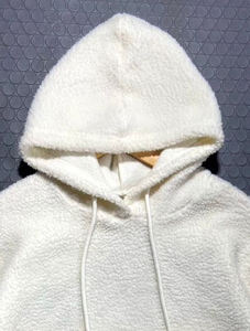 Hot Style 100% Sherpa Pullover Hoodies Cálido y cómodo Logotipo personalizado Impresión Mujeres Hoodies Sherpa Fleece - Product Image 5