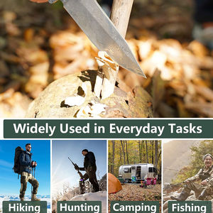 Navaja Plegable de Bolsillo de Estilo Nuevo, OEM, Personalizada, de Grado Industrial, para Campamento y Caza al Aire Libre, con Hoja de Acero de Damasco y Garantía de 3 Años - Product Image 4