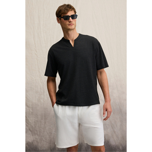GRIMELANGE TUOMO เสื้อยืดคอกลมแขนสั้นทรงหลวมสำหรับผู้ชาย - Product Image 1